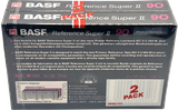 2 pack BASF Reference Super II 90 Type II Chrome 1988 Europe