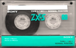 Compact Cassette: Sony  - ZX-S 60