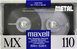 Compact Cassette: Maxell / Hitachi Maxell - Metal 110