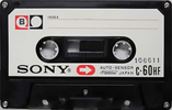 Compact Cassette Sony HF 60 Type I Normal 1972 Japan