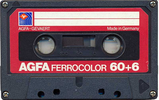 Compact Cassette: AGFA  - Ferrocolor 60+6