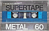 Compact Cassette: Radio Shack SUPERTAPE - Metal 60