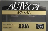 Compact Cassette: FUJI AXIA - AU-IVx 74