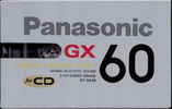 Compact Cassette: TDK Panasonic - GX 60