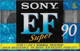 Compact Cassette: Sony  - Super EF 90