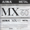 Compact Cassette:  Aiwa - MX 60