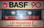 Compact Cassette BASF LH Maxima I 90 "LH-M I" Type I Normal 1986 Germany