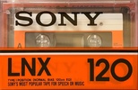 Compact Cassette Sony LNX 120 Type I Normal 1982 USA