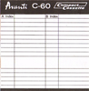 Compact Cassette:  Avanti -  60