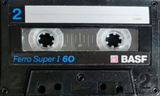 Compact Cassette BASF Ferro Super I 60 Type I Normal 1989 Europe