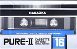 Compact Cassette Nagaoka Pure II 16 Type I Normal 1981 Japan