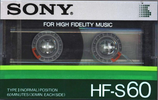 Compact Cassette: Sony  - HF-S 60