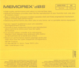 Compact Cassette: Memorex  - dBS 90