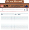 Compact Cassette: BASF  - Chrome Maxima II 90