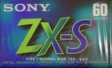 Compact Cassette Sony ZX-S 60 "C-60ZXS" Type I Normal North America