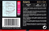 Compact Cassette: RAKS  - ED-SX 90