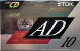 Compact Cassette: TDK  - AD 10