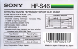 Compact Cassette: Sony  - HF-S 46