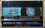 Compact Cassette: Nippon Columbia / Denon Denon - DX3 60