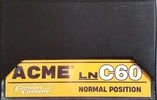 Compact Cassette Acme 60 "Time Ton Tape" Type I Normal Germany