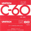 Compact Cassette Unitech 60 Type I Normal 1979 Hong Kong