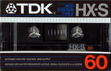 Compact Cassette: TDK  - HX-S 60