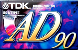 Compact Cassette: TDK  - AD 90