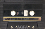 Compact Cassette: AGFA  - C-DX II S 60