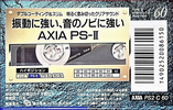 Compact Cassette: FUJI AXIA - PS-II 60