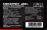 Compact Cassette: Memorex  - dBS+ 60