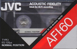 Compact Cassette:  JVC - AFI 60