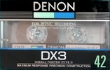 Compact Cassette: Nippon Columbia / Denon Denon - DX3 42