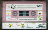 Compact Cassette Citizen Snoopy SN 46 "SN46 PB" Type I Normal 1985 Japan