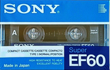 Compact Cassette: Sony  - Super EF 60