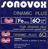 Compact Cassette:  Sonovox - Dinamic Plus 60