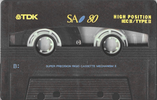 Compact Cassette: TDK  - SA 80