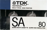 Compact Cassette: TDK  - SA 80