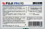 Compact Cassette Fuji FR-II 90 Type II Chrome 1985 Europe