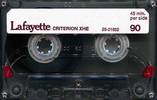 Compact Cassette: Unknown Lafayette/LRE -  90