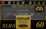 Compact Cassette: Maxell / Hitachi Maxell - XLII-S 60