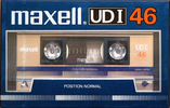 Compact Cassette Maxell UDI 46 Type I Normal 1985 Japan