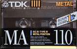 Compact Cassette: TDK  - MA 110