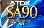 Compact Cassette: TDK  - SA 90