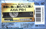 Compact Cassette: FUJI AXIA - PS-I 60