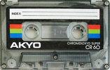 Compact Cassette Akyo 60 Type II Chrome Europe