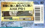 Compact Cassette: FUJI AXIA - PS-I 80