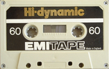 Compact Cassette EMITAPE Hi-dynamic 60 Type I Normal 1972 UK