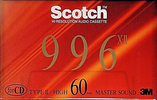 Compact Cassette: 3M Scotch - 996 X-II 60