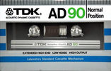 Compact Cassette: TDK  - AD 90