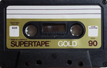 Compact Cassette: Radio Shack SUPERTAPE - Gold 90